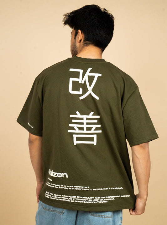 Kaizen Pump cover Oversized T-shirt - Nox